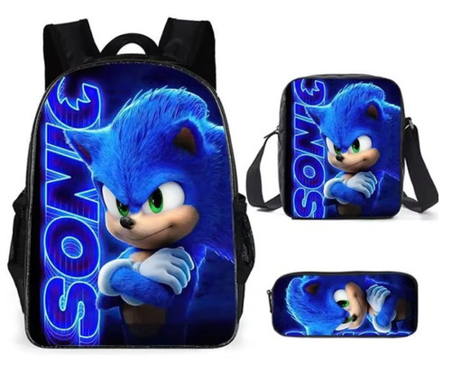 Zaino scuola sonic set - sonic,