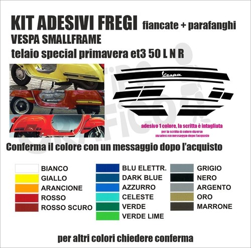 Kit adesivi vespa piaggio - piaggio, 50