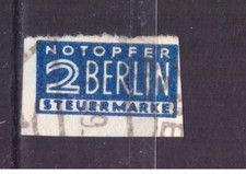 FRANCOBOLLI Germania Bizona 1948-54 --- Soprattassa 2 p. Non Dentellato UNI70