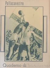 QUADERNO PALLACANESTRO BASKET CORRIERE SPORT ANNI 1940