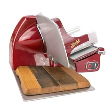 Berkel Home Line 200 in rosso, affettatrice + incl. tavola in legno botte su misura