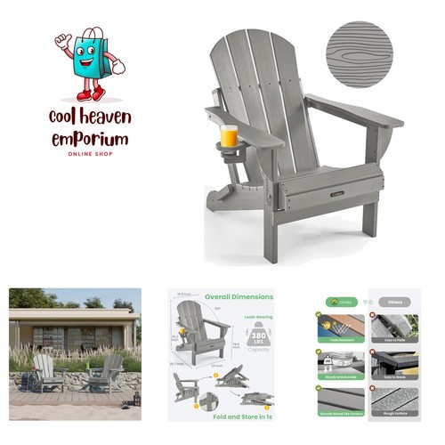 Sedia adirondack pieghevole - sedia,