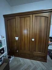 armadio vero legno classico