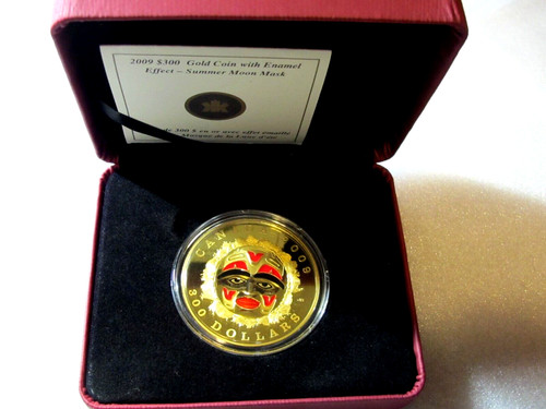 Moneta oro 300 dollari canada - oro,