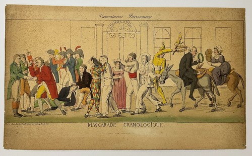 Caricature sur phrenologie - caricature,