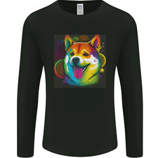 Un Colorato Shiba Inu Cane