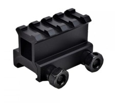 Slitta Weaver Rialzata 1 Pollice 4 Slot Js Tactical See Through (js-rt4)