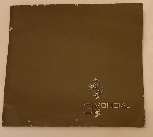 Brochure ferrari mondial - mondial, +