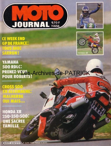 Moto journal 656 yamaha 500 - moto,
