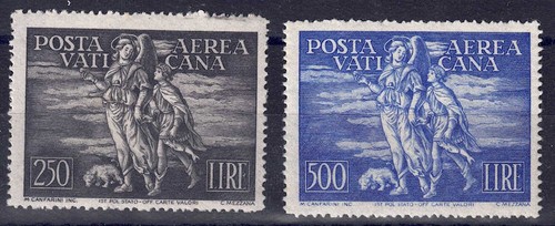 Vaticano 1948 tobia posta - vaticano, (posta