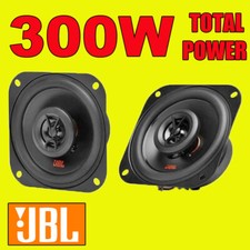 JBL 300W TOTALE 2 VIE 4 POLLICI 10cm AUTO/VAN PORTA/SCAFFALE ALTOPARLANTI COASSIALI NUOVA COPPIA