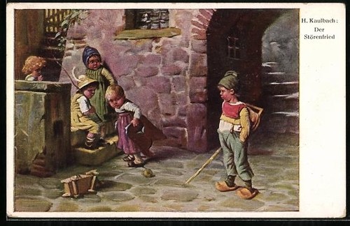 Cartolina artista hermann - d'artista,