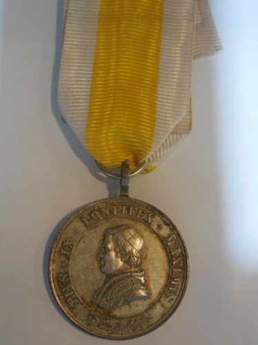 Vaticano medaglia papa - pio, ix