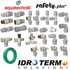 RACCORDI MULTISTRATO SAFETY AQUATECHNIK E TUBI Ø16 Ø20 Ø26 Ø32 MAX PORTATA