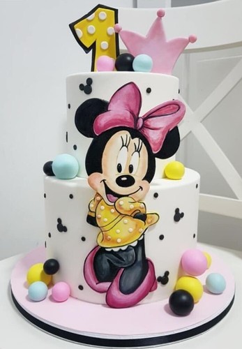 Torta scenografica minnie - torta,