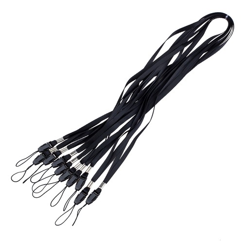 10x cordino nero - , tracolla