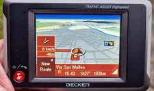 Becker Traffic Assist HighSpeed maps 2G SD plays MP3, photo: car & USB 5V cables