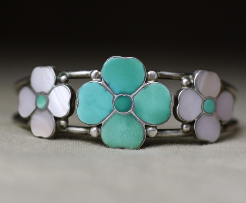 Bracciale vintage zuni nativi - zuni,