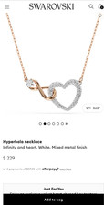 Collana Swarovski Infinity