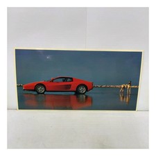 Cartolina illustrata foto FONTANA con FERRARI TESTAROSSA annullo 1° gg 1986