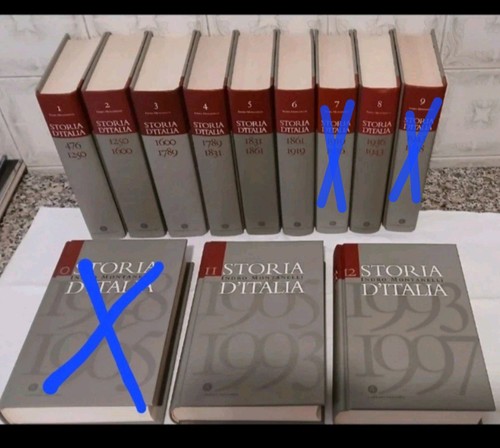 Storia italia volumi - 9, +
