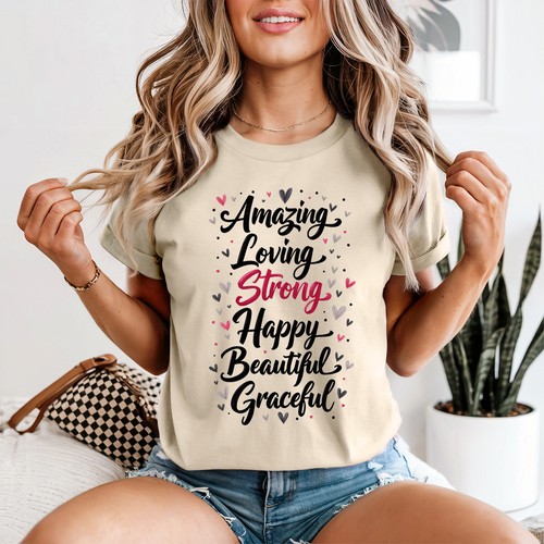 Amazing loving strong happy - loving,