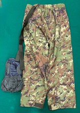 PANTAVENTO IN GORETEX  VEGETATO CON BRETELLE  , TG 58 CON  UN PAIO DI  MOFFOLE