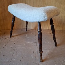 Sgabello da toeletta vintage