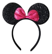 Cerchietto orecchie topolina Minnie Donna Carnevale Halloween K.90904