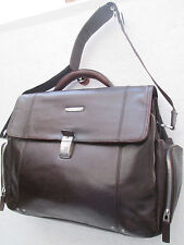 -AUTHENTIQUE (réf : JAZZ024904) sac de voyage PIQUADRO cuir  TBEG vintage bag