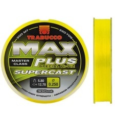 FILO TRABUCCO MAX PLUS SUPERCAST 300 M GIALLO PESCA SURFCASTING RESISTENTE