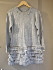 Abito grigio Mayoral Designer bambina festa occasione età 15 - 16 anni