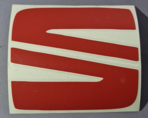 Adesivo logo seat - logo, rosso