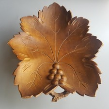 Antique Swiss Alps wooden bowl