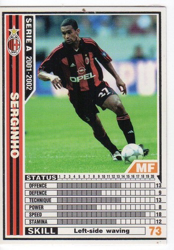 Figurina card wccf - card,