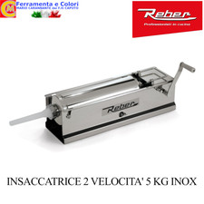 REBER Insaccatrice Salsicce Carne Salme Orizzontale Riempitrice Salsiccia 5 Kg