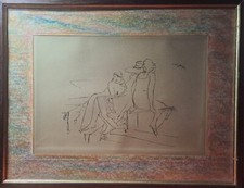 Quadro Antico. inchiostro su