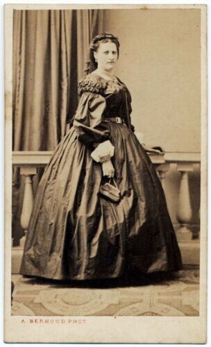 Cdv naples portrait woman - of,