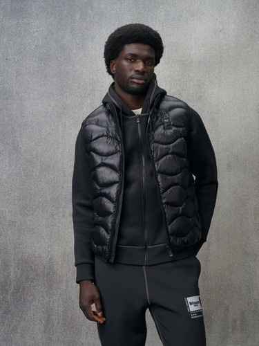 Blauer uomo smanicato a onde - uomo,