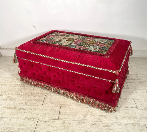 Grande puff elegante poggia - grande,