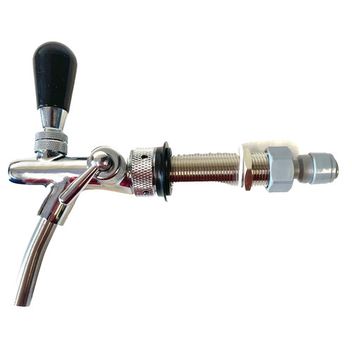Steel beer tap - steel,