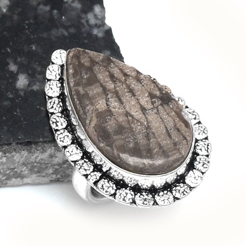 Anello orthoceras fossile - orthoceras,