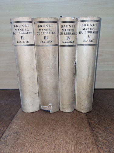 Libro antico brunet manuale - libro,