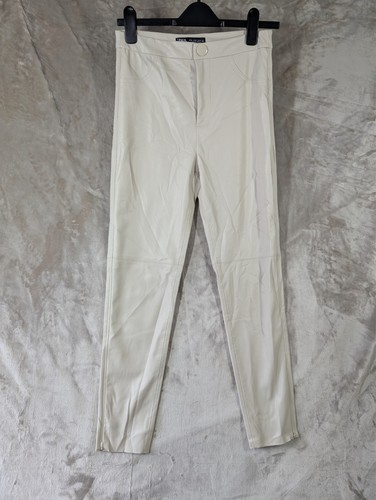 Leggings zara panna - zara, ecopelle