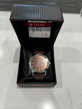 Titan brown watch