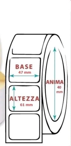 Rotoli etichette termiche - rotoli,