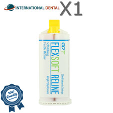 GDT Supplies Flex Soft Reline Dentire Laboratorio Flessibile Relining Cartuccia Ammortizzazione