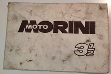 LIBRETTO USO E MANUTENZIONE MOTO MORINI 3 1/2 ORIGINALE DELL'EPOCA ,