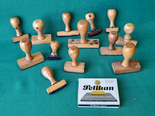 LOTTO 13 TIMBRI TIMBRO VINTAGE TIRRENIA ECC. IN LEGNO VECCHIA CANCELLERIA. AS90