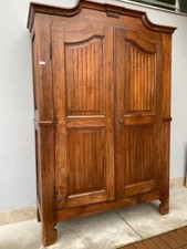 Armadio Centinato in Noce a 2 Ante - Restaurato (in corso d'opera)_car 3138